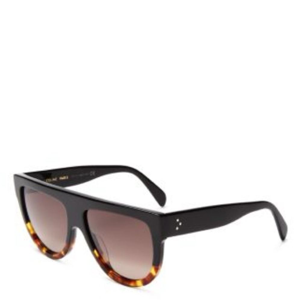 Celine Black and Tortoise Sunglasses